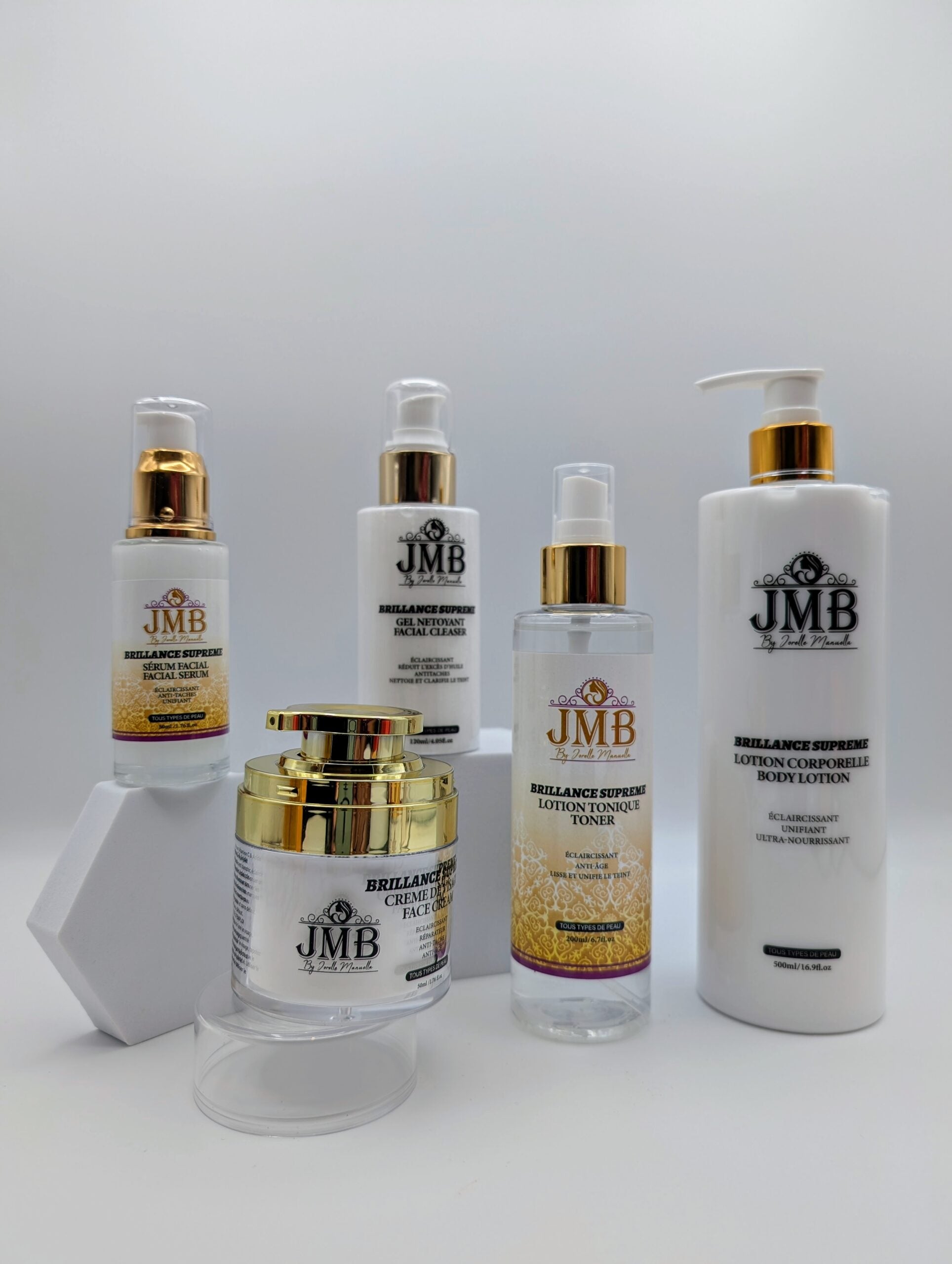 BRILLANCE SUPREME option nettoyant facial (5produits)